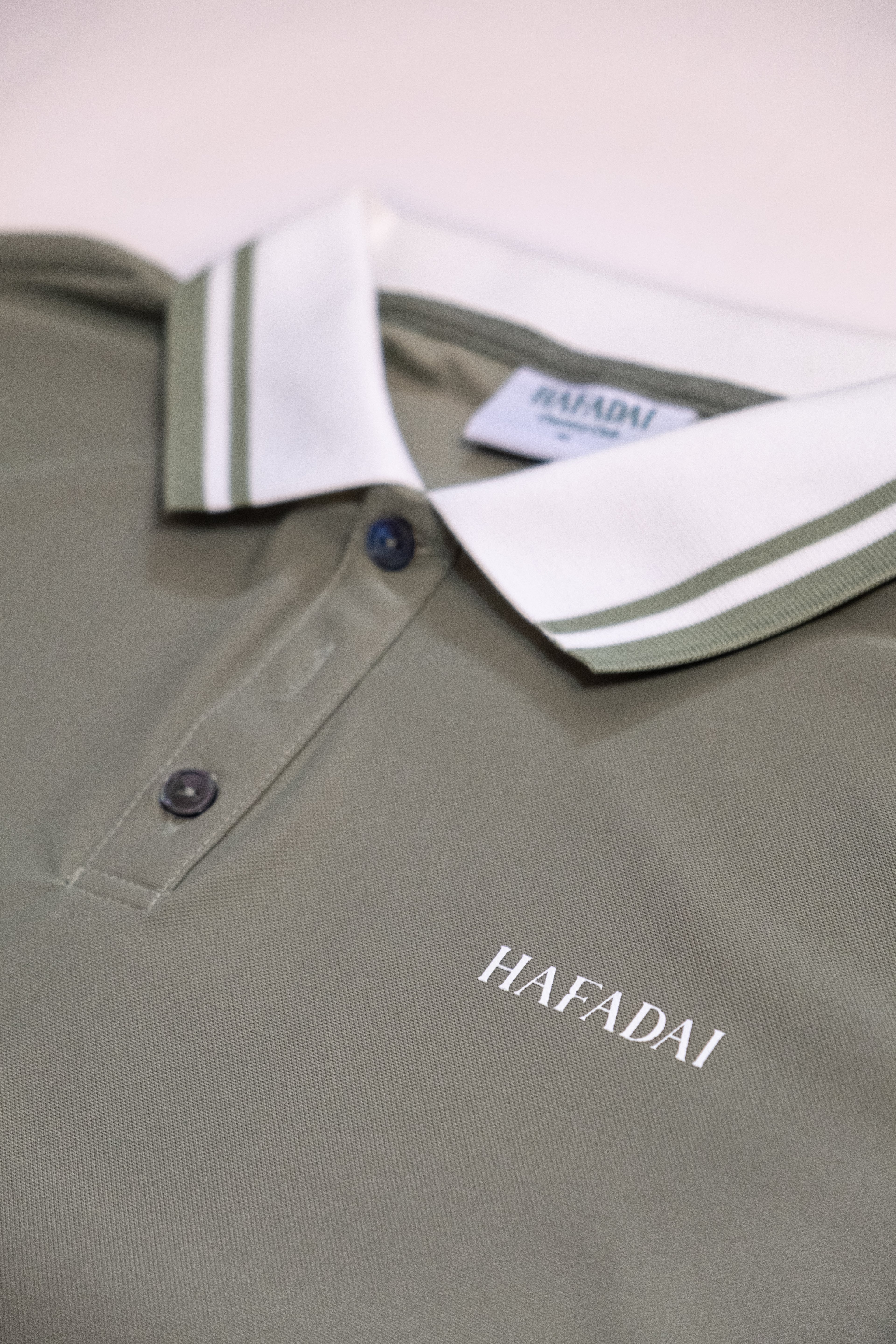 The Court Dualist Polo - Mint Green/White
