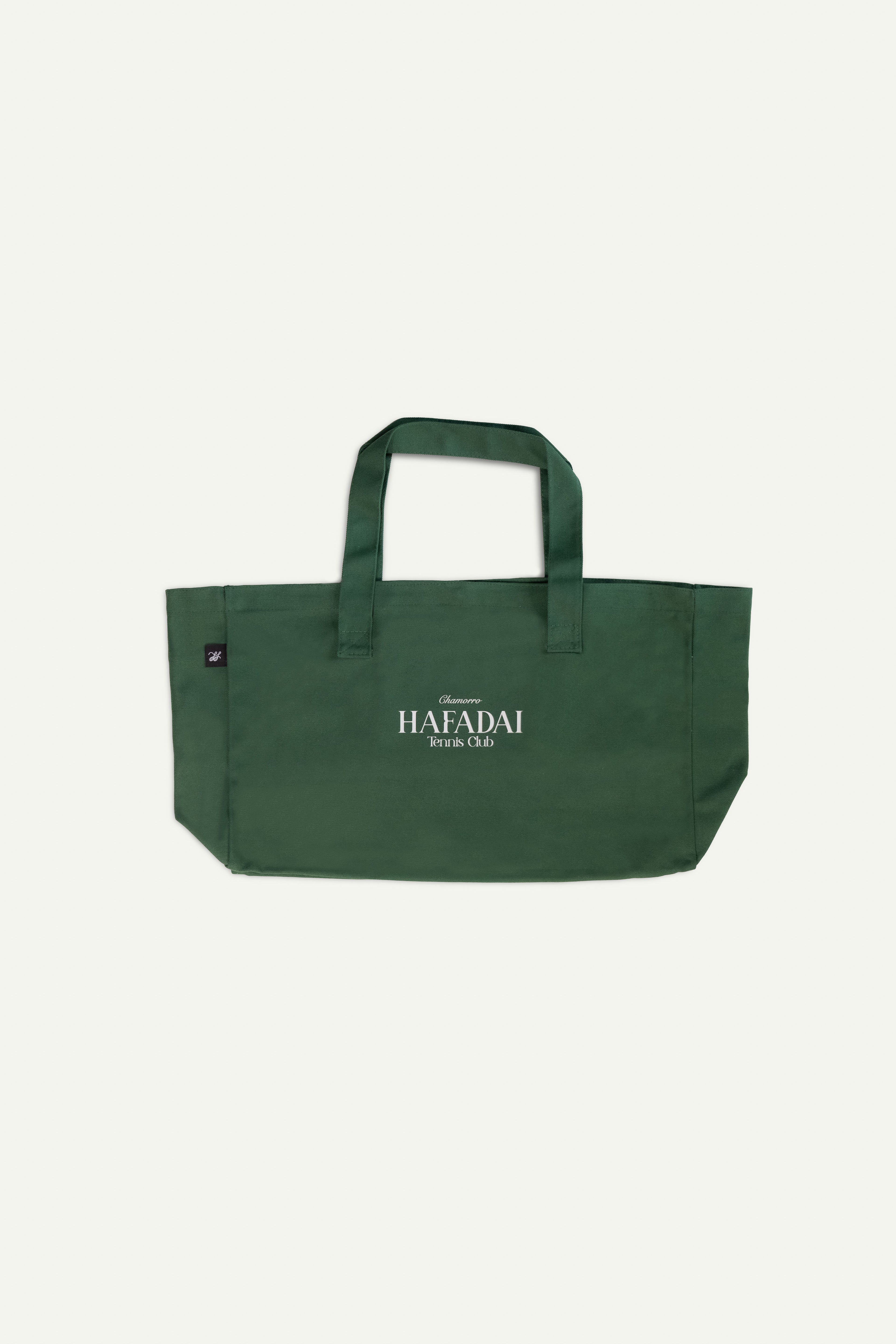 Tennis Tote Bag In Field Green