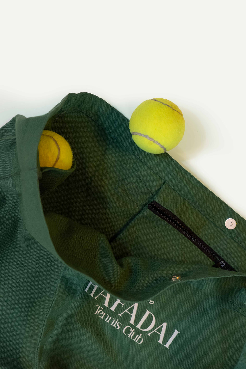 Tennis Tote Bag In Field Green