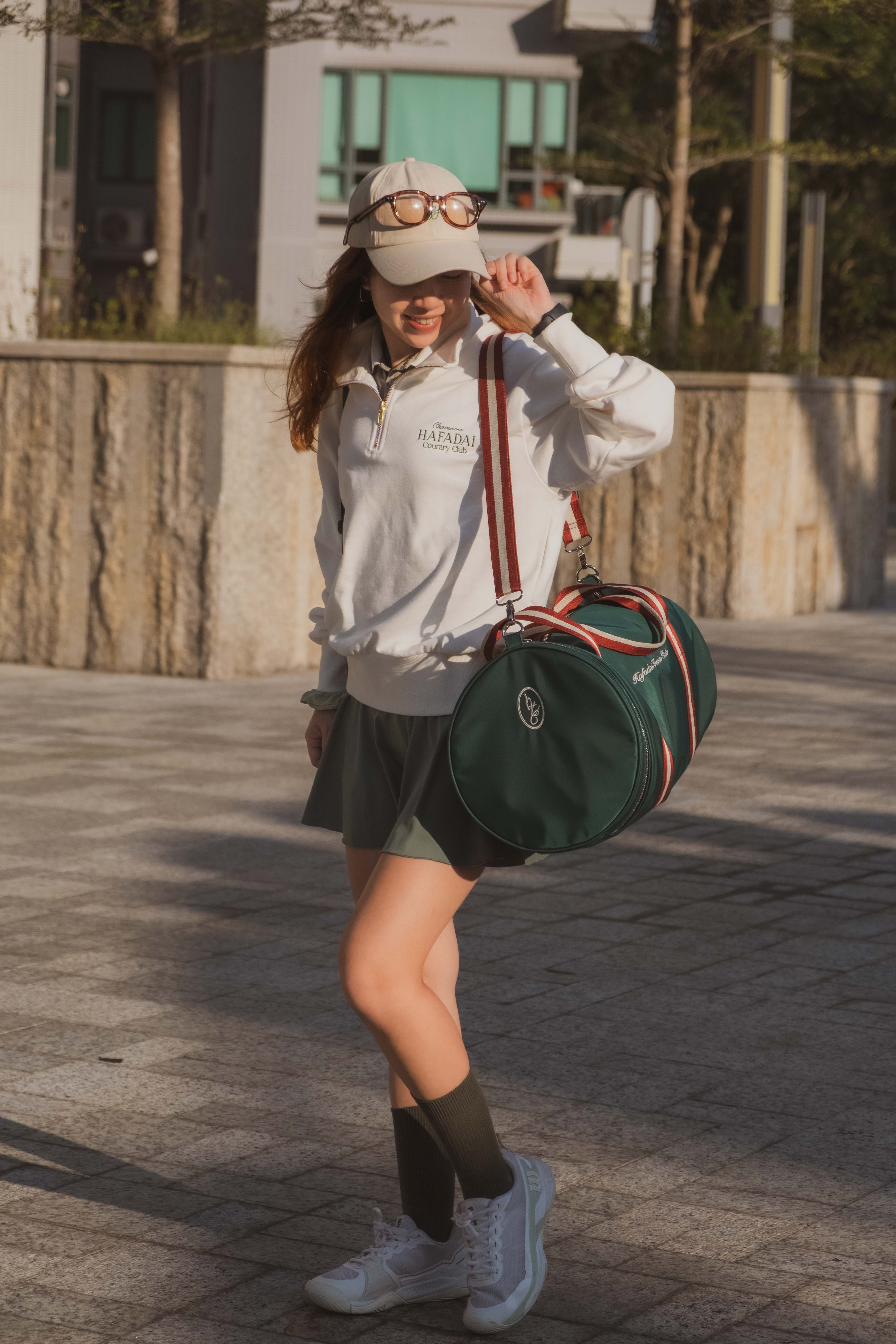 Classic Quarter Zip Sweatshirt - Off White