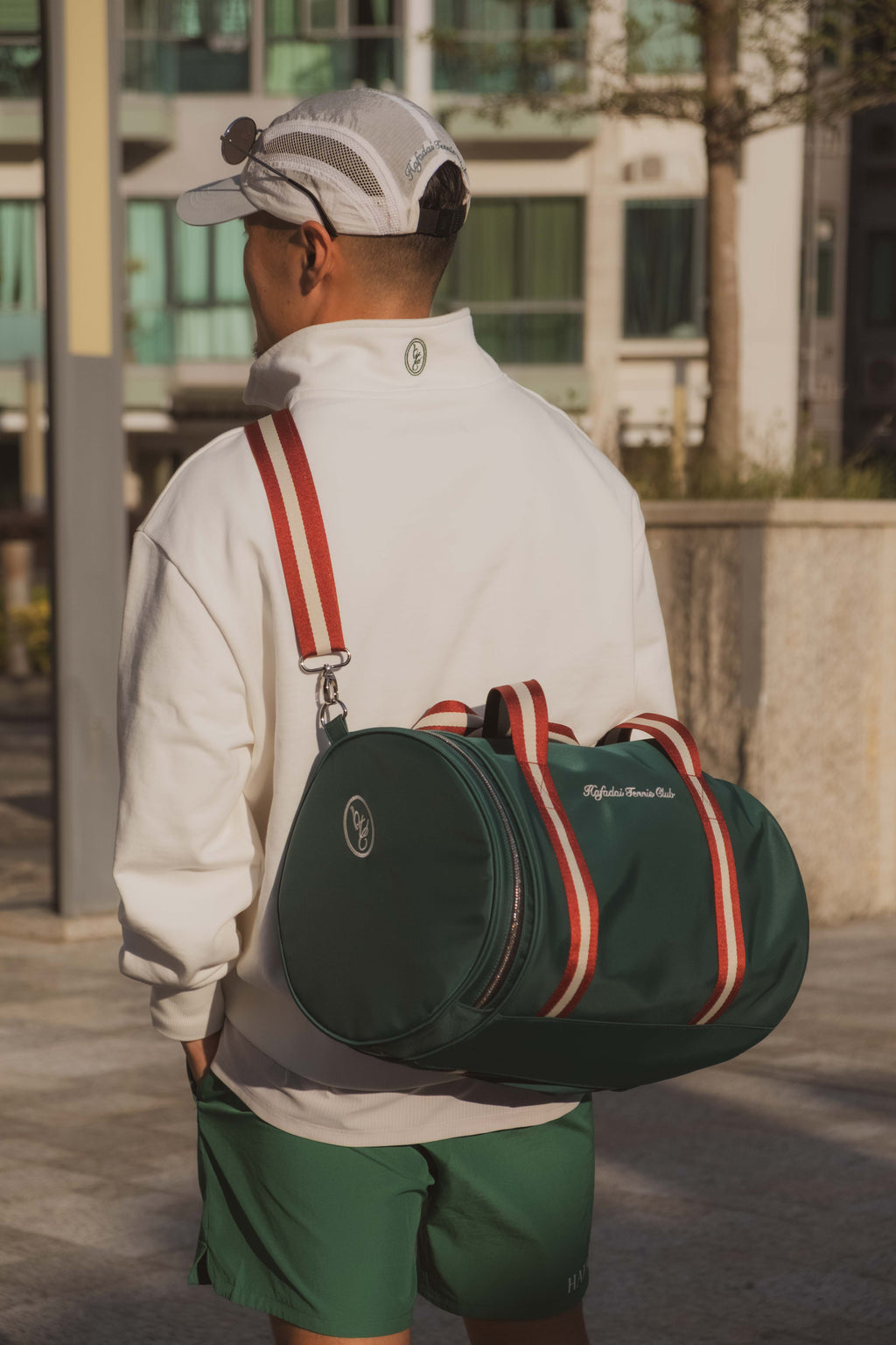 Classic Quarter Zip Sweatshirt - Off White