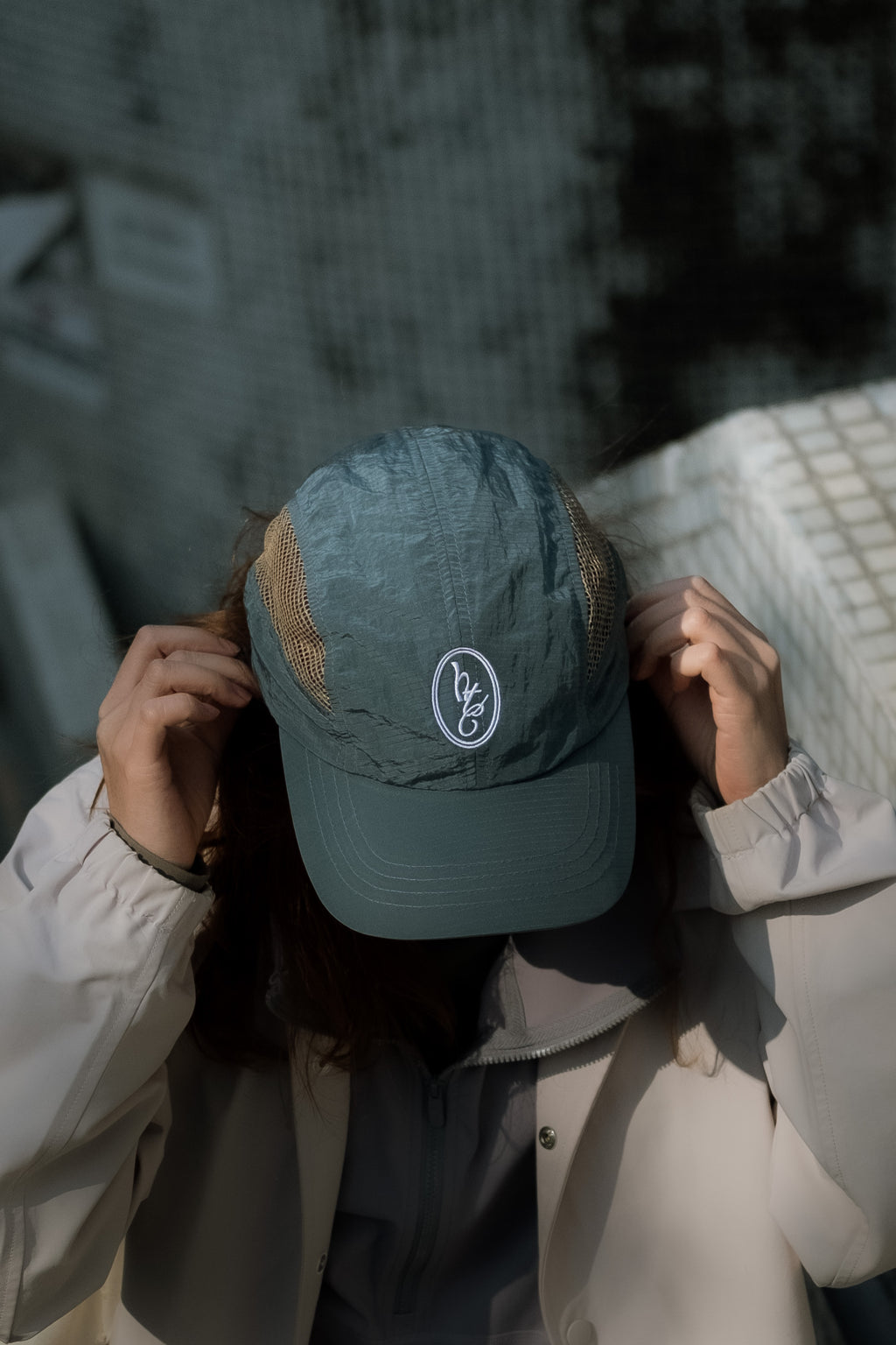OG Mesh Tennis Cap With Embroidery - Lake Green
