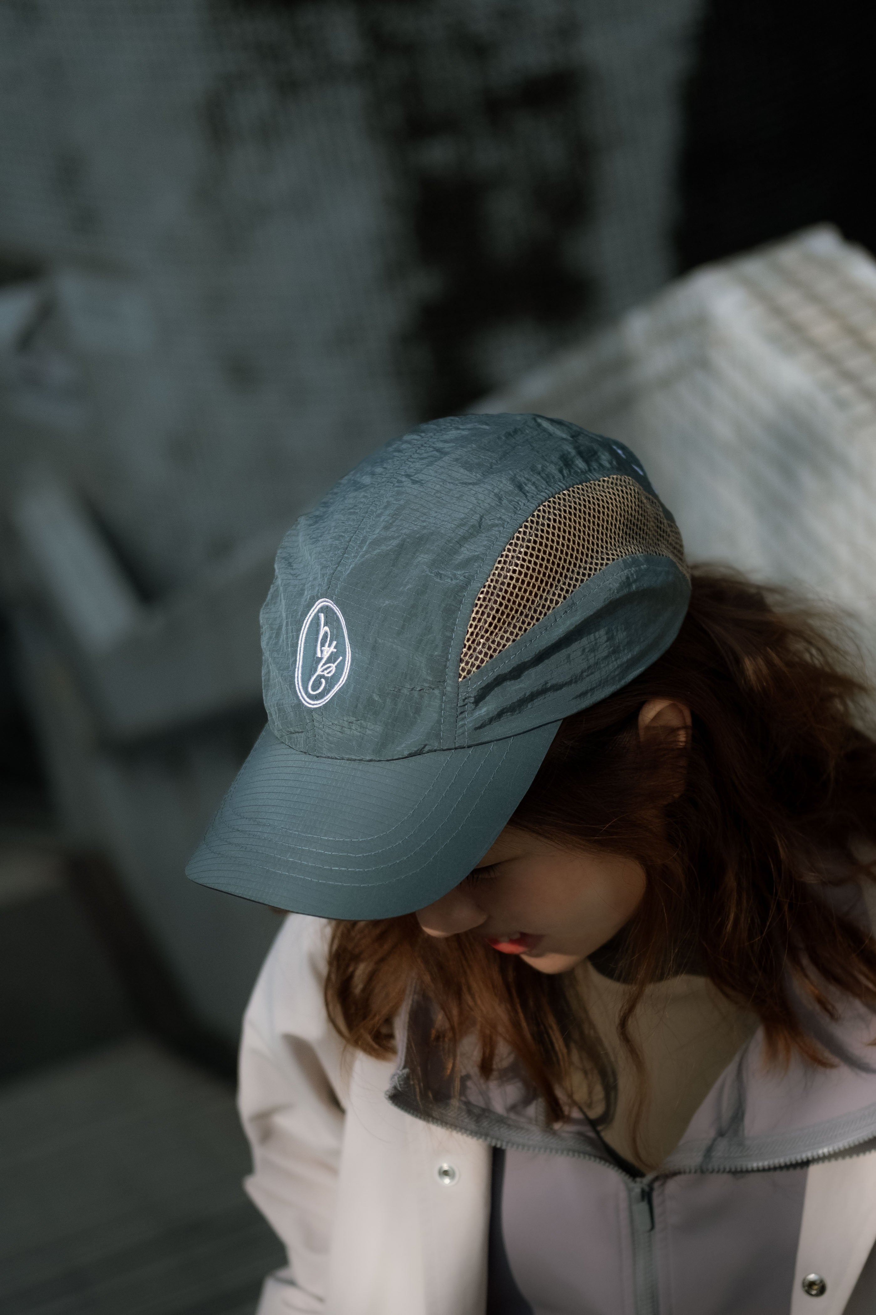 OG Mesh Tennis Cap With Embroidery - Lake Green