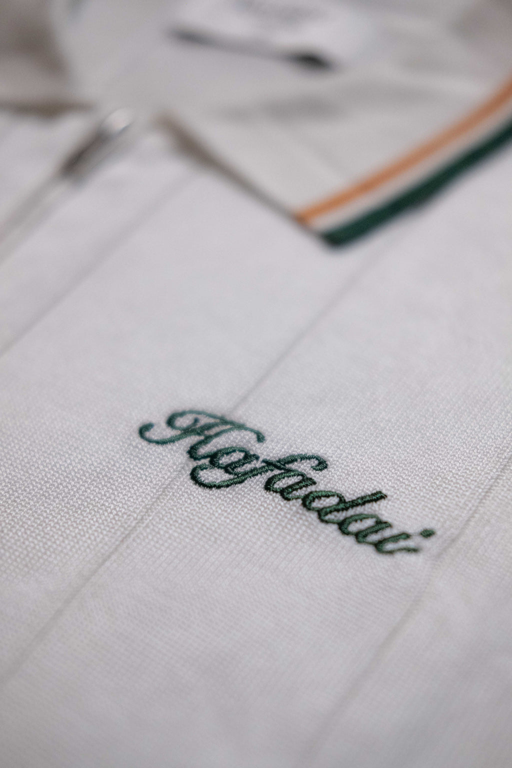 The Court Polo - White/Clay/Field Green