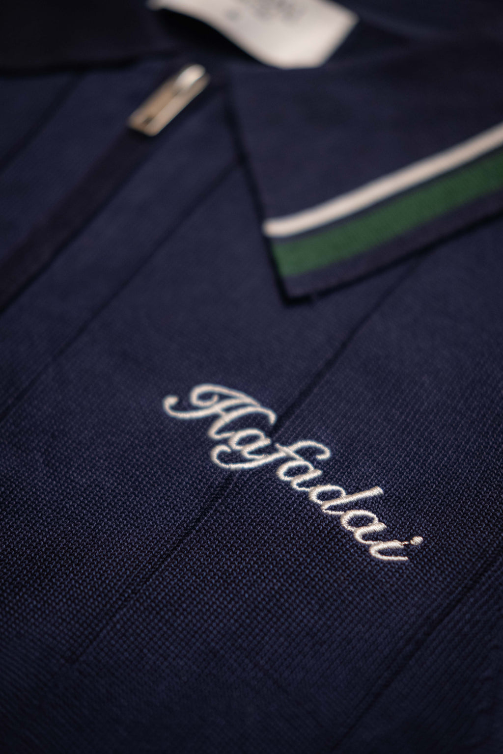 The Court Polo - Navy/White/Field Green
