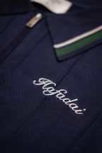 The Classic Polo - Navy/White/Field Green