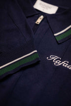 The Classic Polo - Navy/White/Field Green