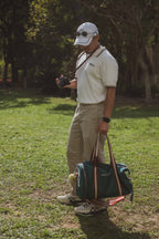 The Classic Polo - White/Clay/Field Green