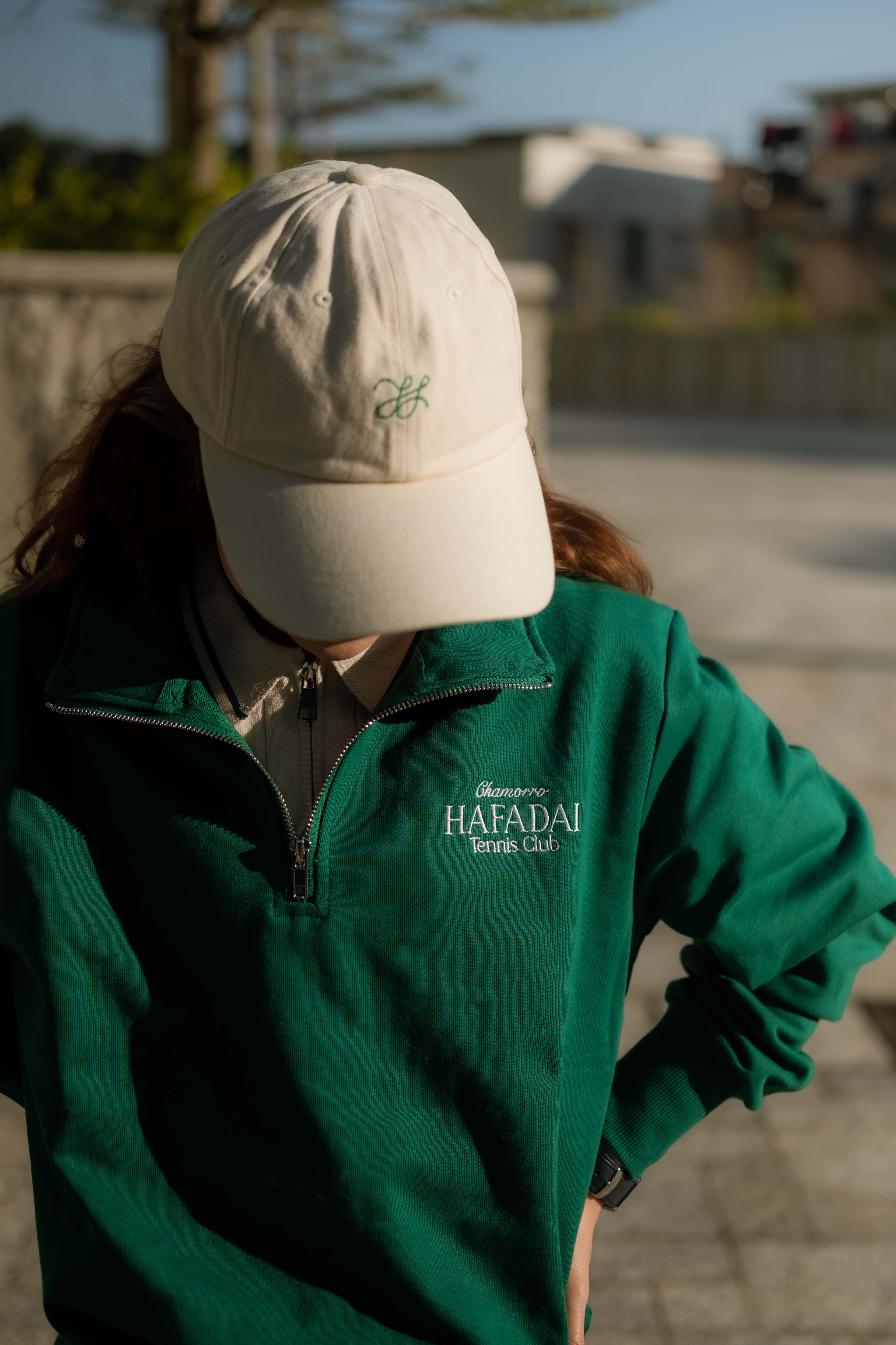 Classic Quarter Zip Sweatshirt - Field Green