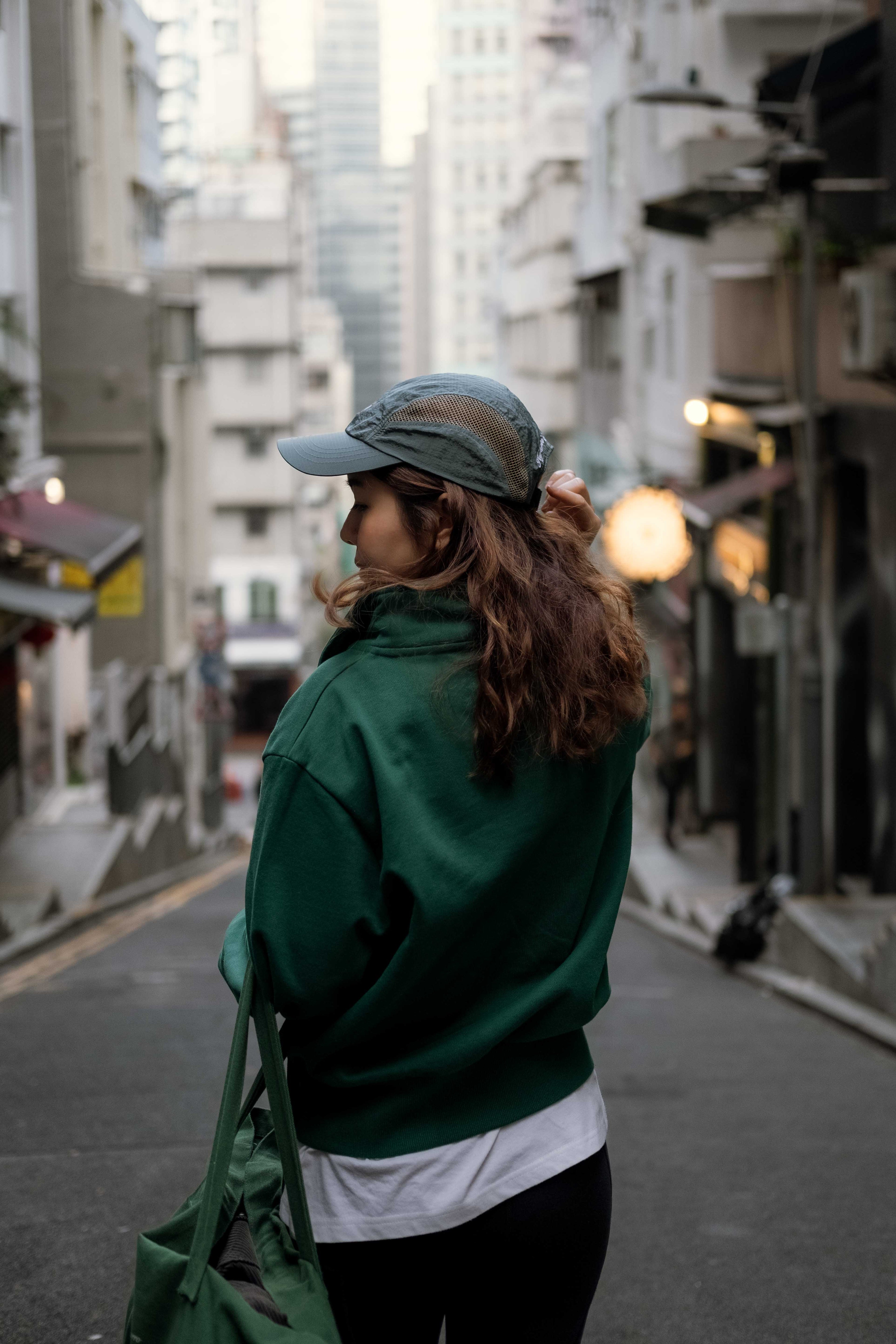 OG Mesh Tennis Cap With Embroidery - Lake Green