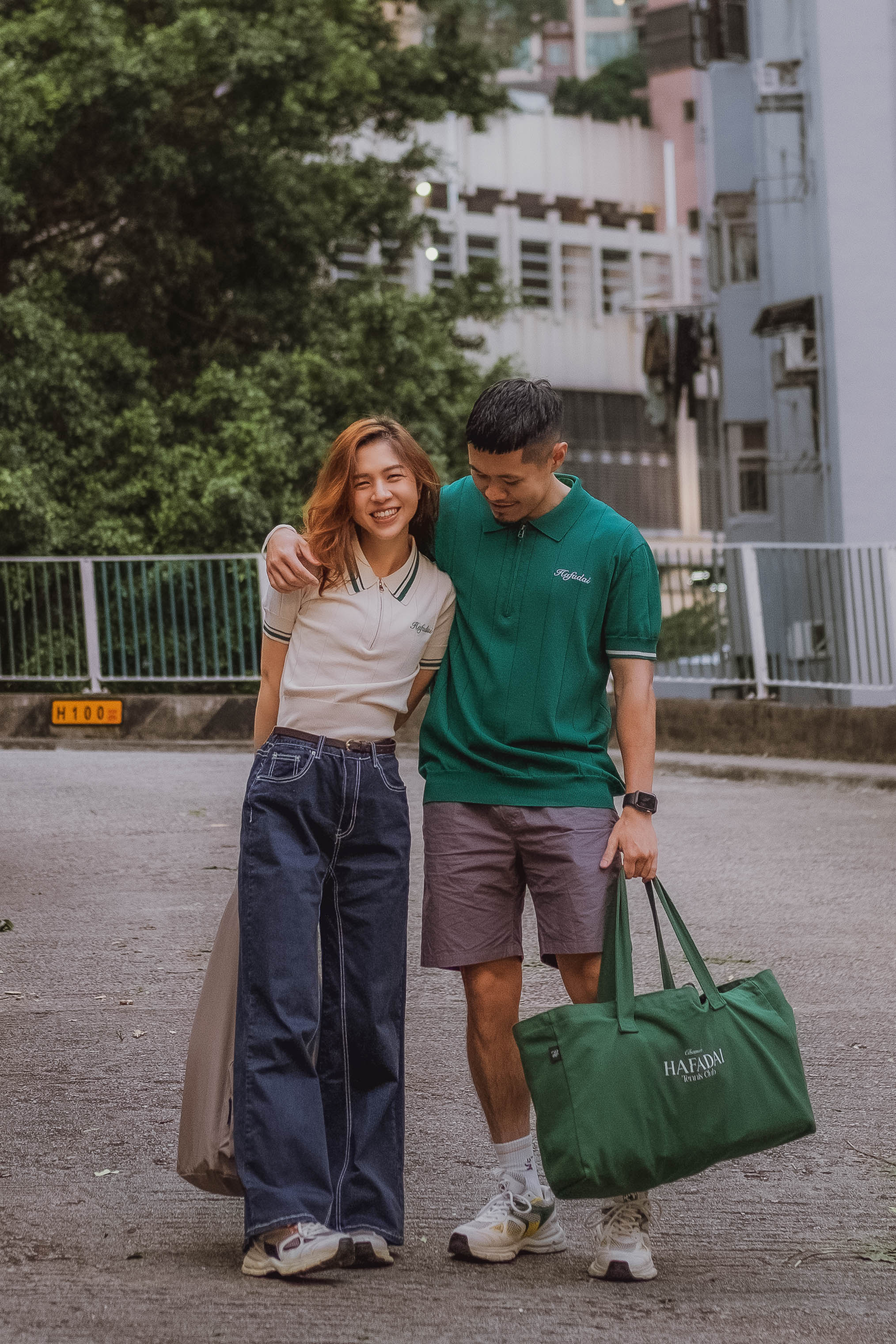 Classic Knit Polo In Jungle Green