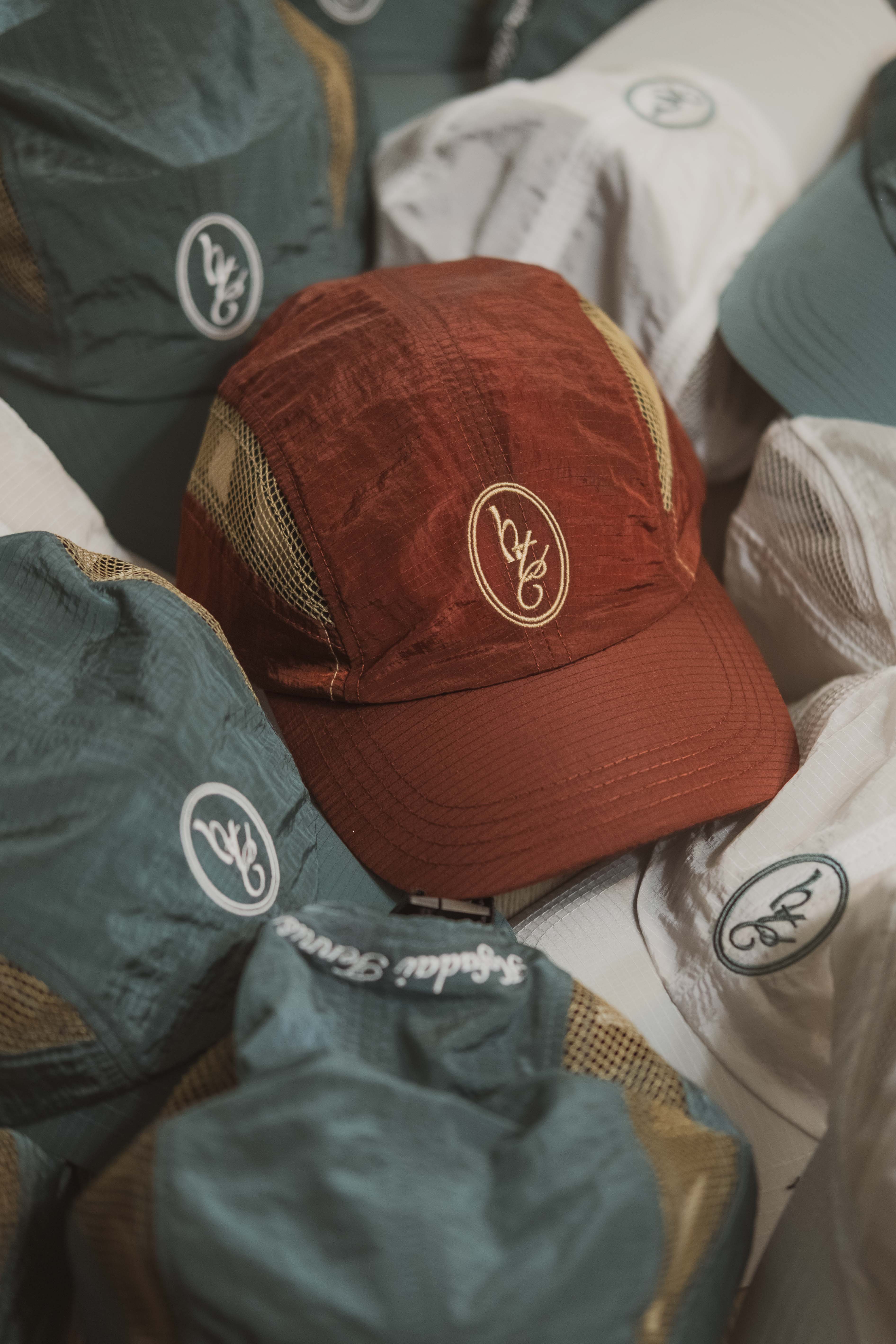 OG Mesh Tennis Cap With Embroidery - Merlot