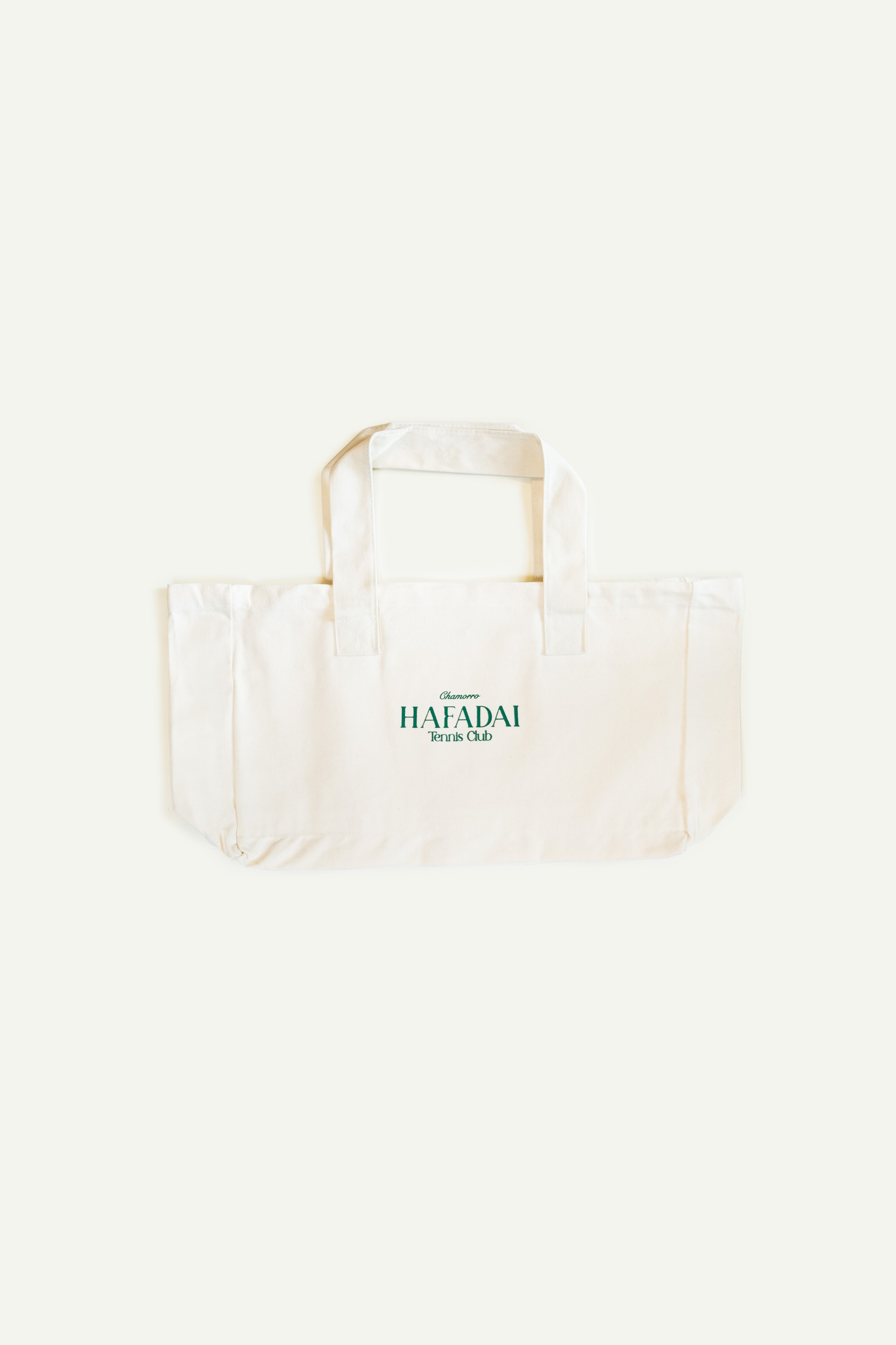 Tennis Club Tote Bag In Ivory