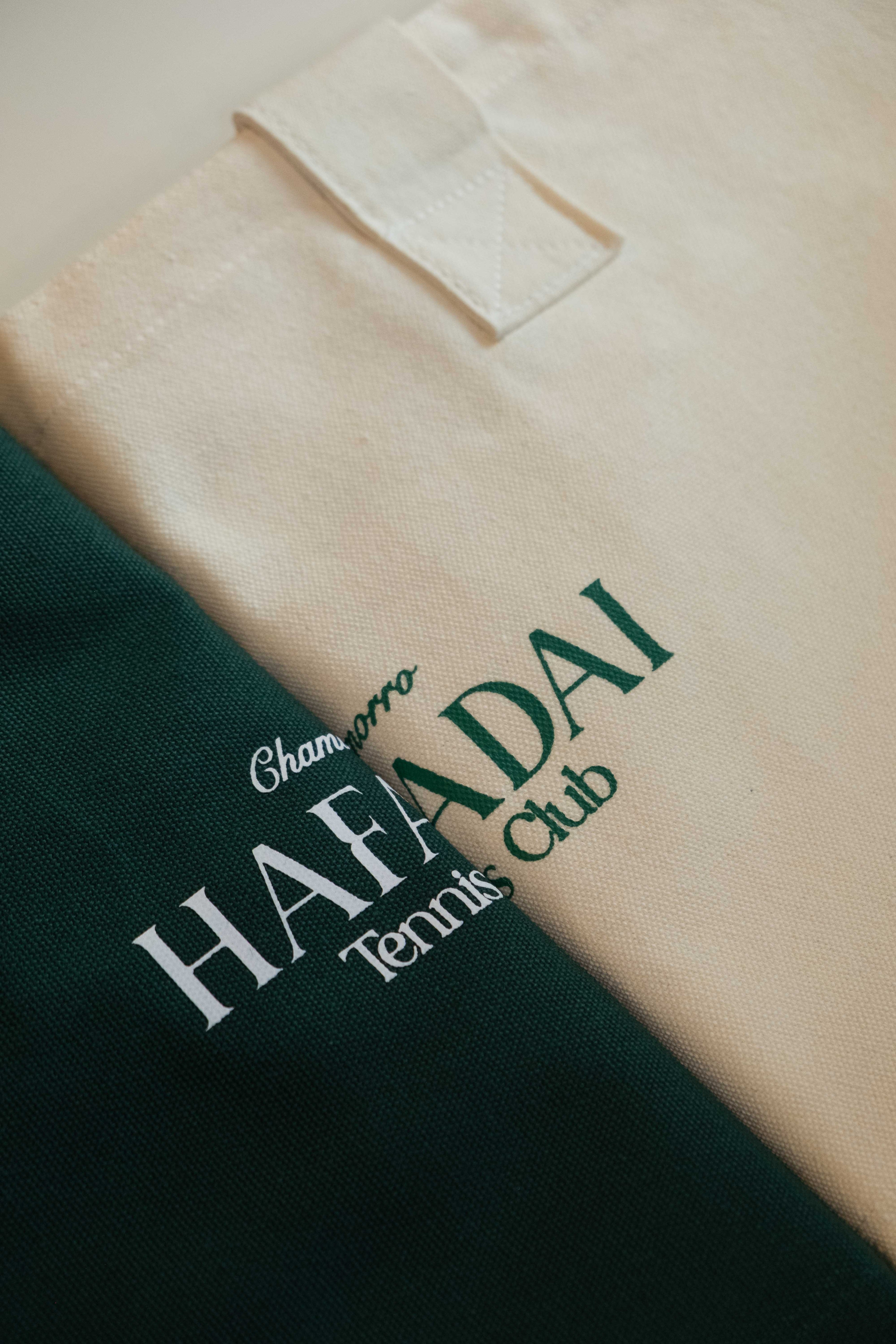 Tennis Club Tote Bag In Ivory