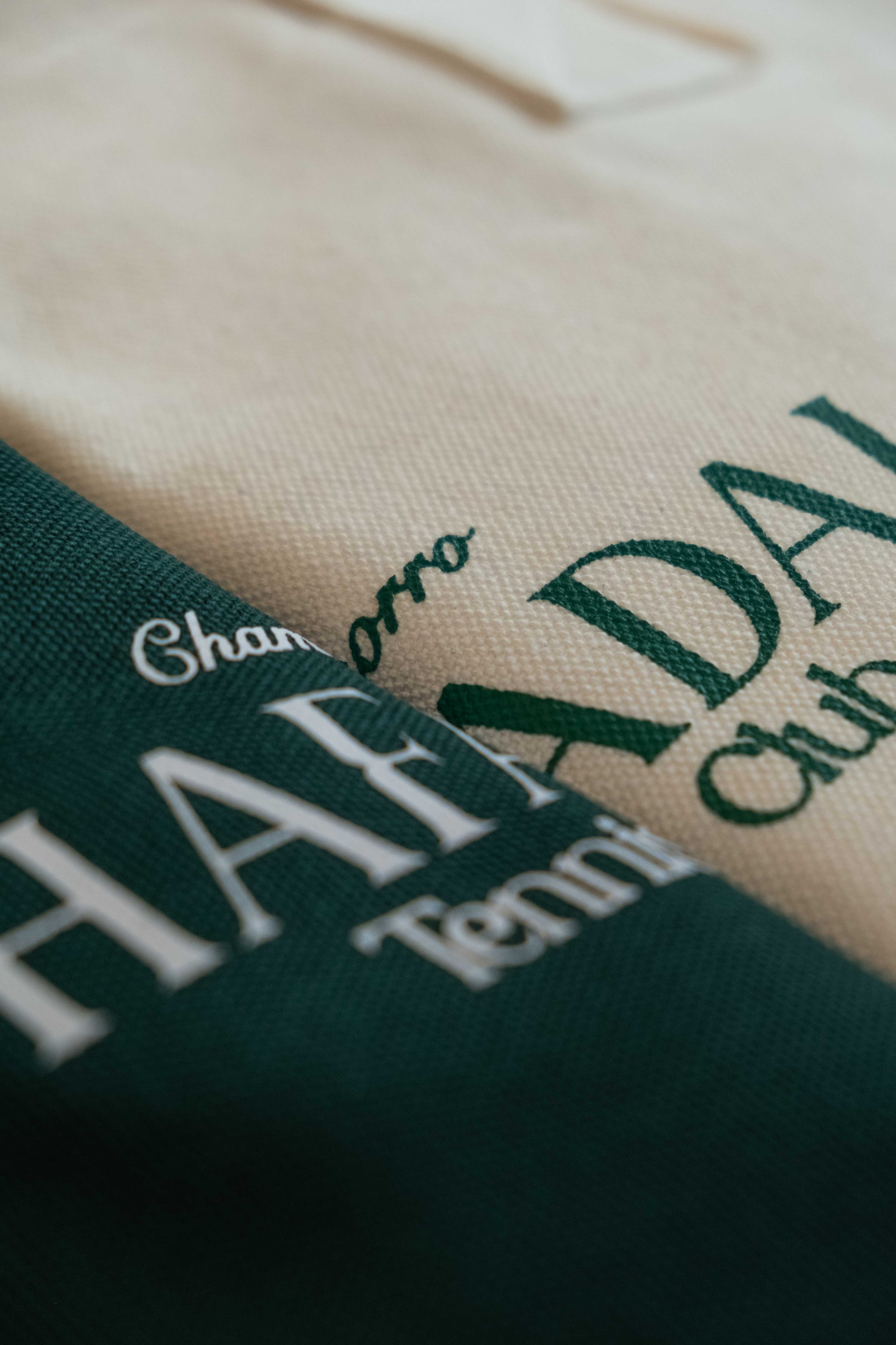 Tennis Club Tote Bag In Ivory