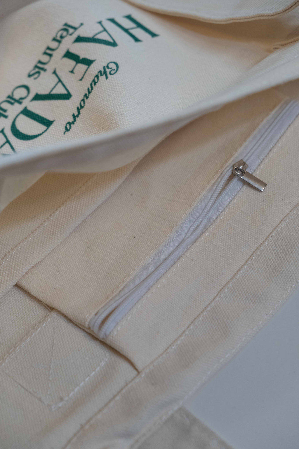 Tennis Club Tote Bag In Ivory