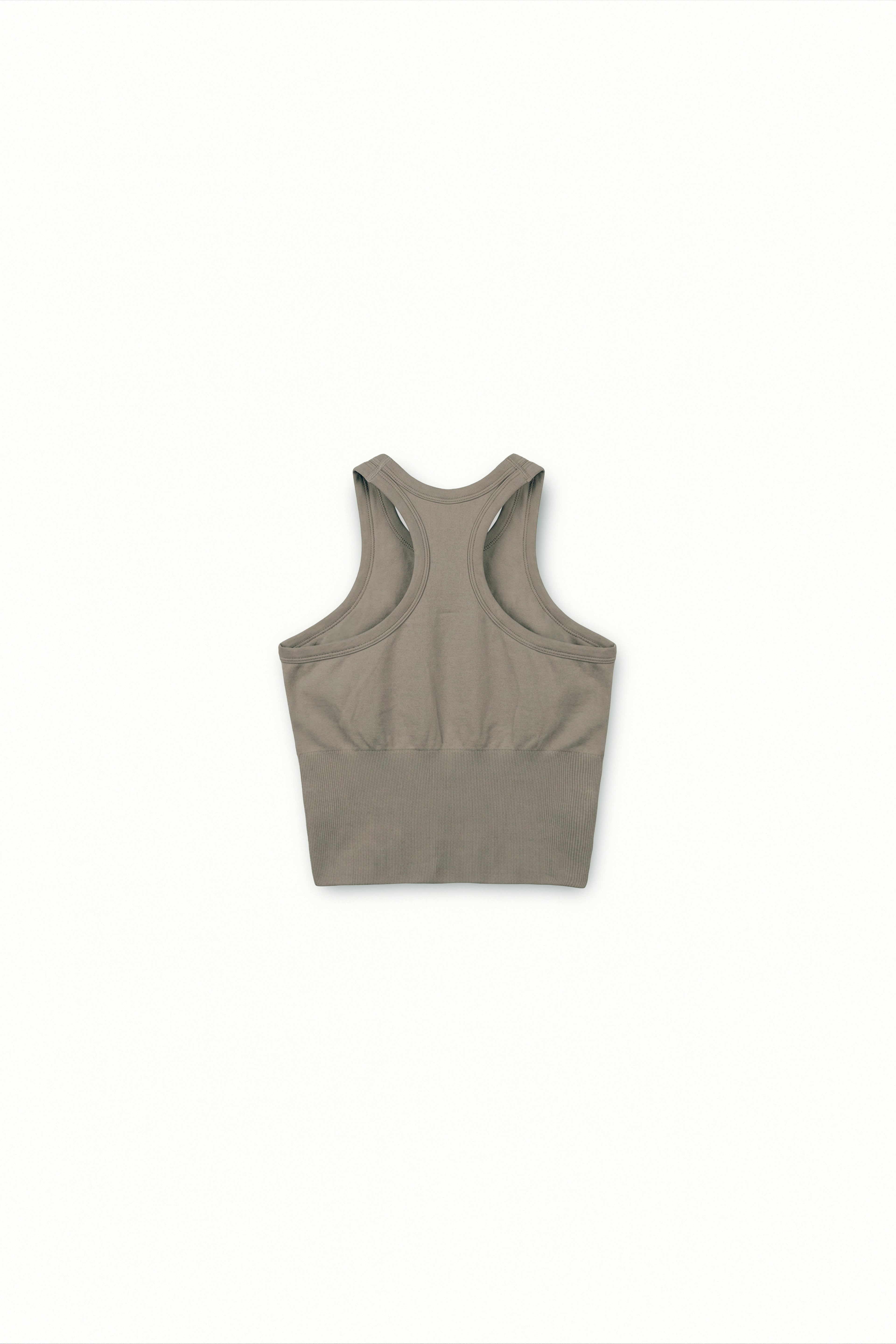 Seamless Compression Tank Top - Clay
