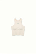 Seamless Compression Tank Top - Ivory