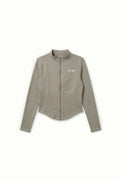 Seamless Sculpt Zip Jacket - Clay