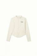 Seamless Sculpt Zip Jacket - Ivory