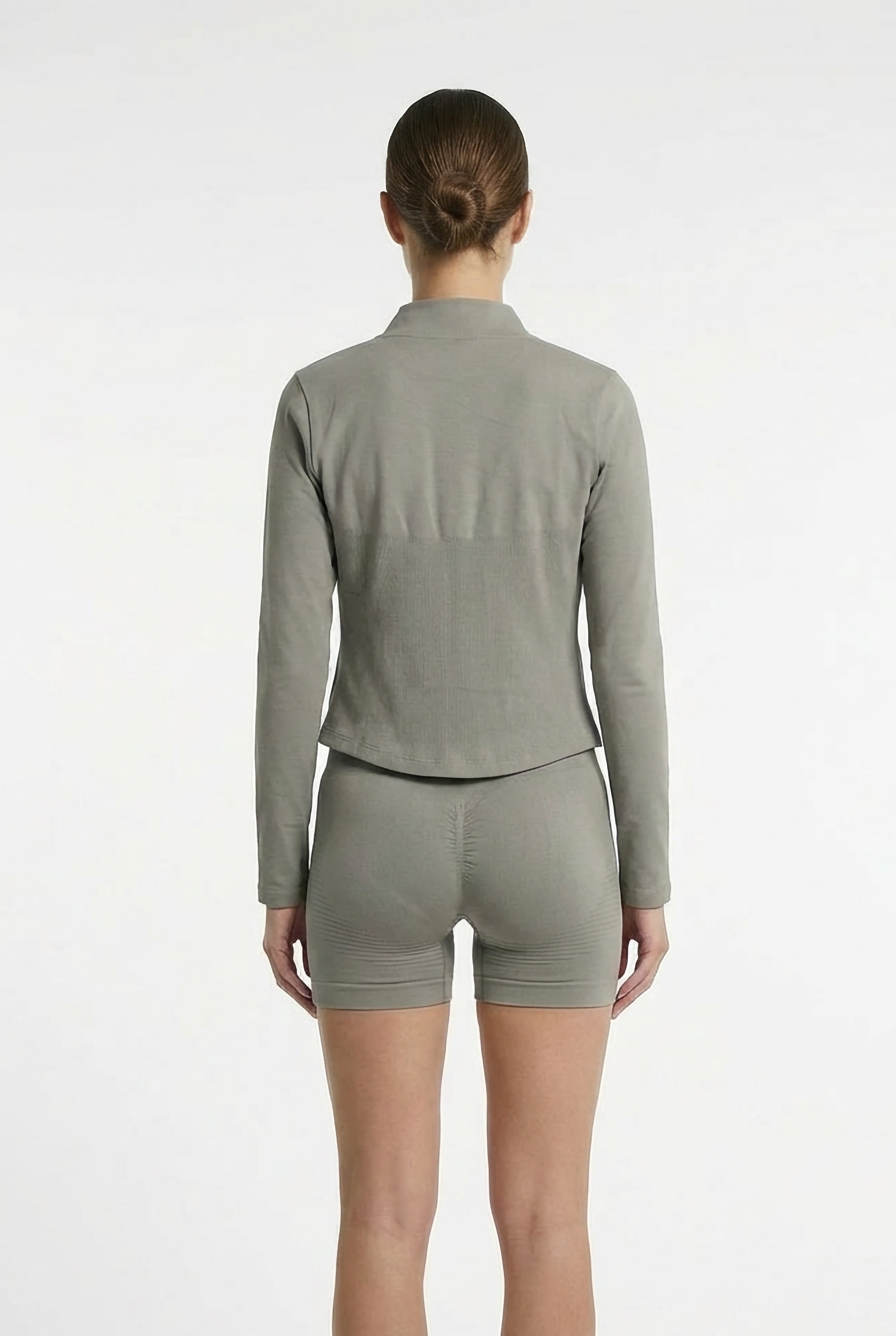 Seamless Sculpt Zip Jacket - Clay