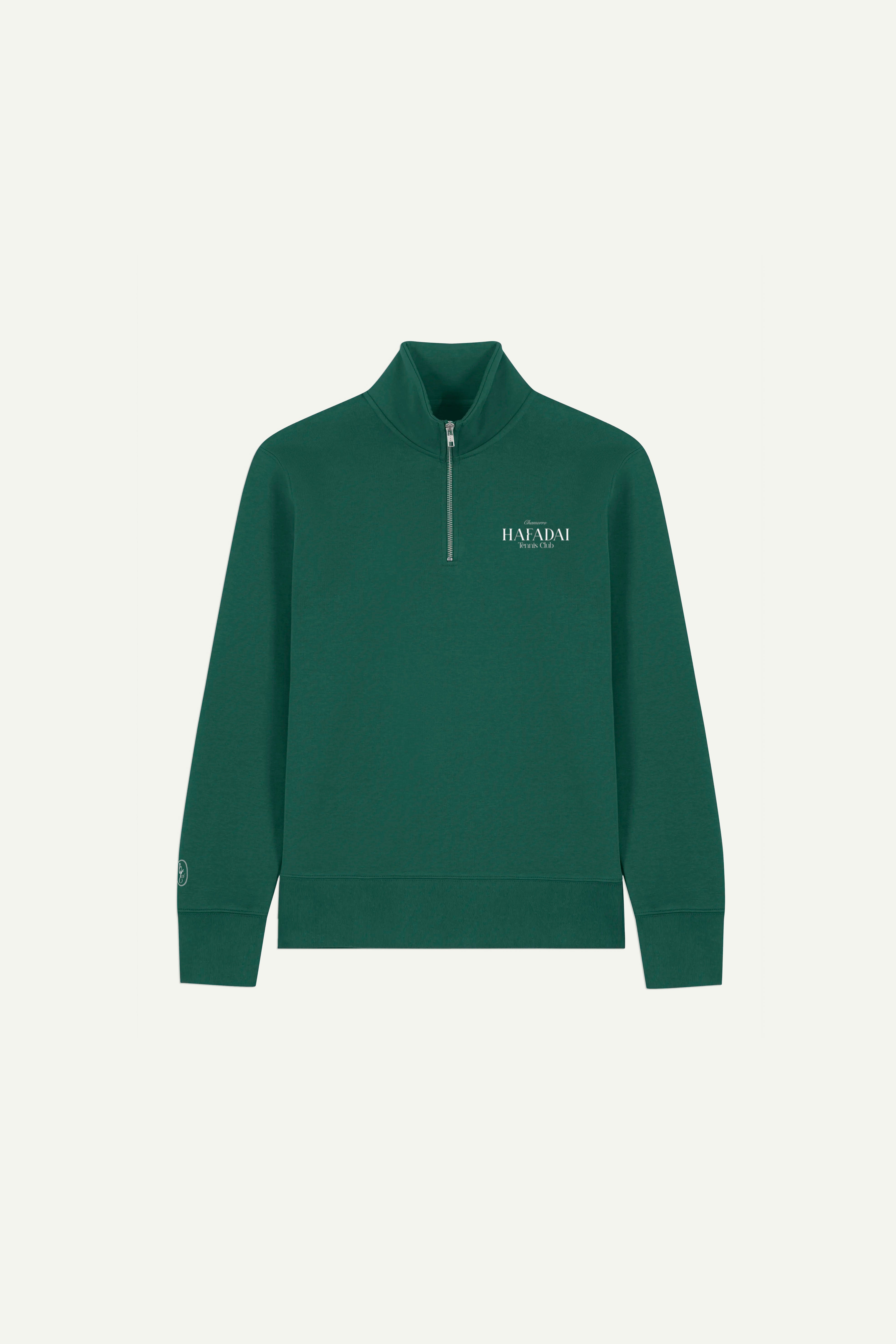 Classic Quarter Zip Sweatshirt - Field Green – HAFADAI