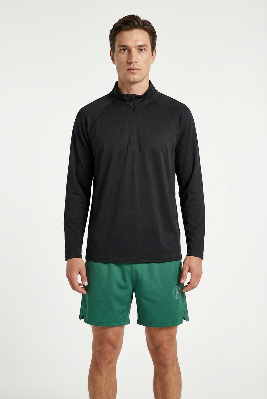 Outdoor Performance Half Zip Trainer - Charcoal