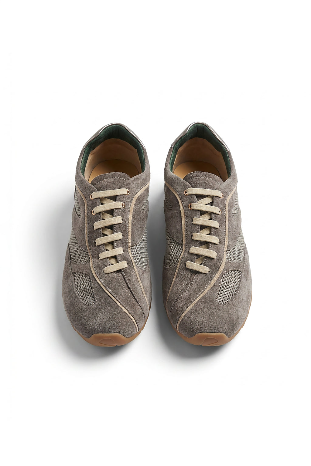 LEATHER LAB x HAFADAI || Pivot • Streamline Dual-concept Sneakers - Grey