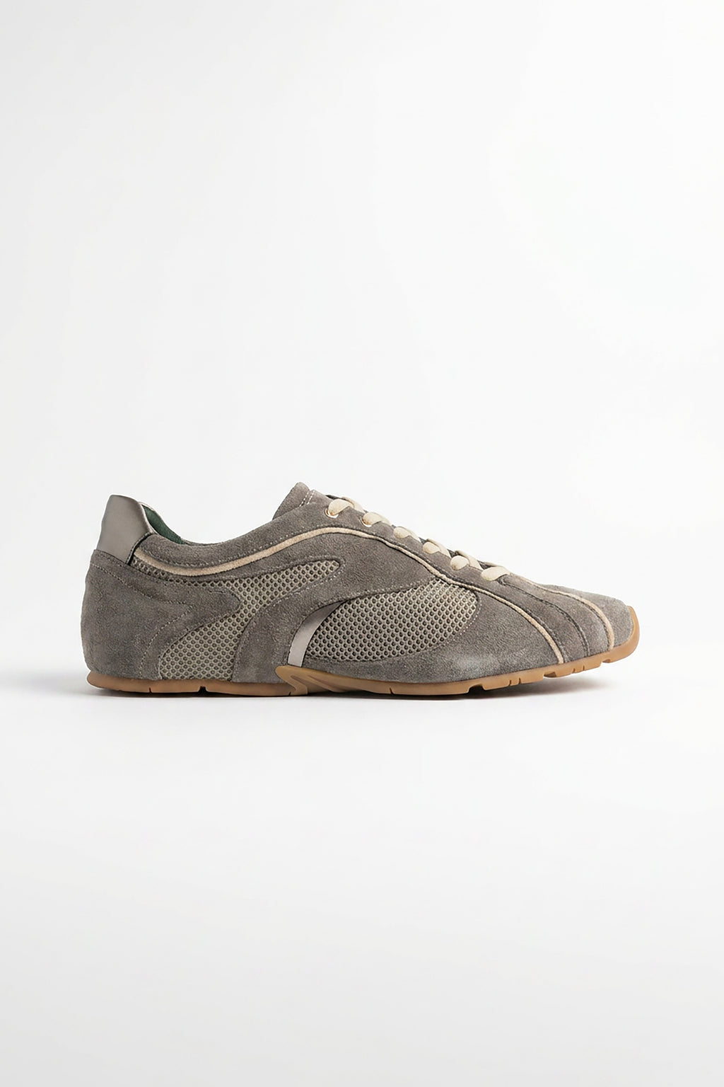 LEATHER LAB x HAFADAI || Pivot • Streamline Dual-concept Sneakers - Grey
