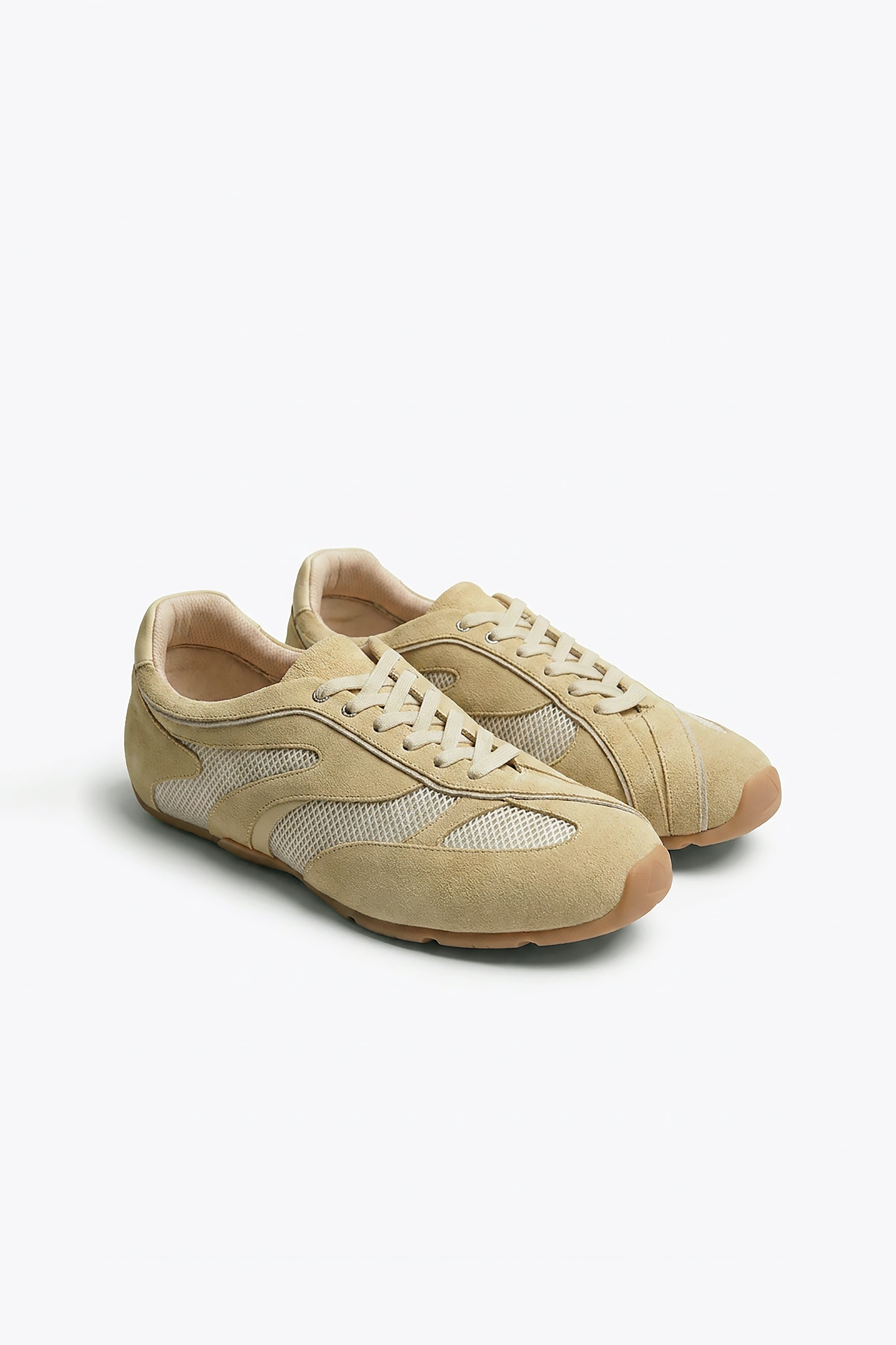 LEATHER LAB x HAFADAI || Pivot • Streamline Dual-concept Sneakers - Yellow