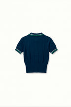 The Classic Polo - Navy/White/Field Green