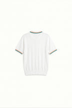 The Classic Polo - White/Clay/Field Green