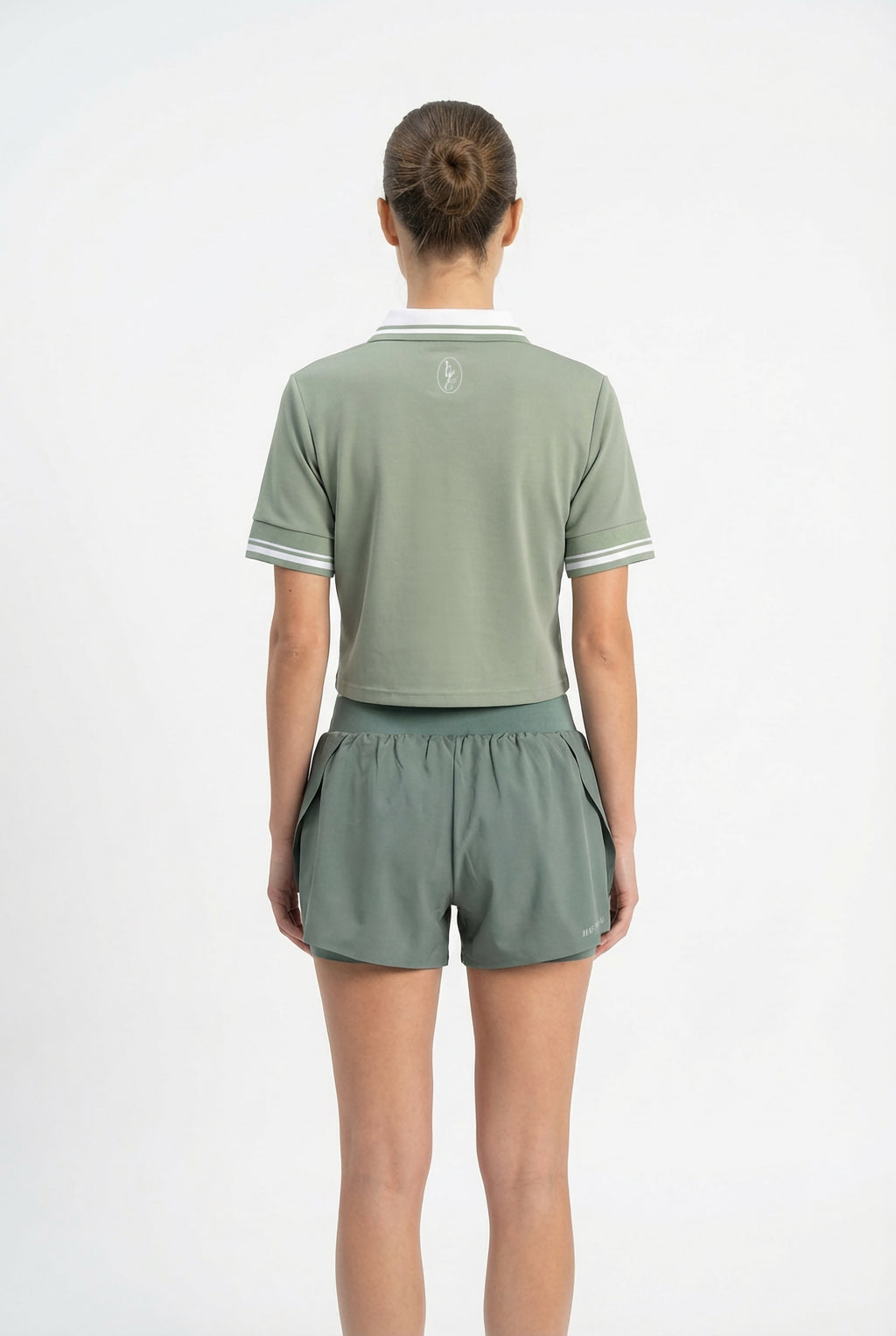 The Court Dualist Polo - Mint Green/White
